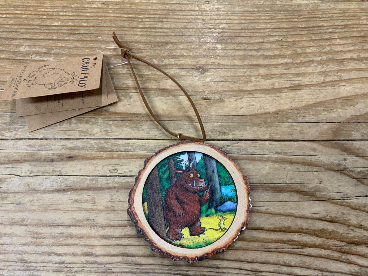 Gruffalo Wood Log Decoration