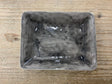 East of India black wash hand-painted decorative dish