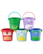 ZOO Stack & Pour Bath Buckets – Set of 5 by Skip Hop