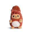 The Noodoll Ricespud Red Squirrel plush is a cuddly, chubby woodland character with a fluffy tail, round black eyes, small ears, and a white belly. Displayed upright against a plain white background, it beautifully showcases the signature charm of Noodoll designs.
