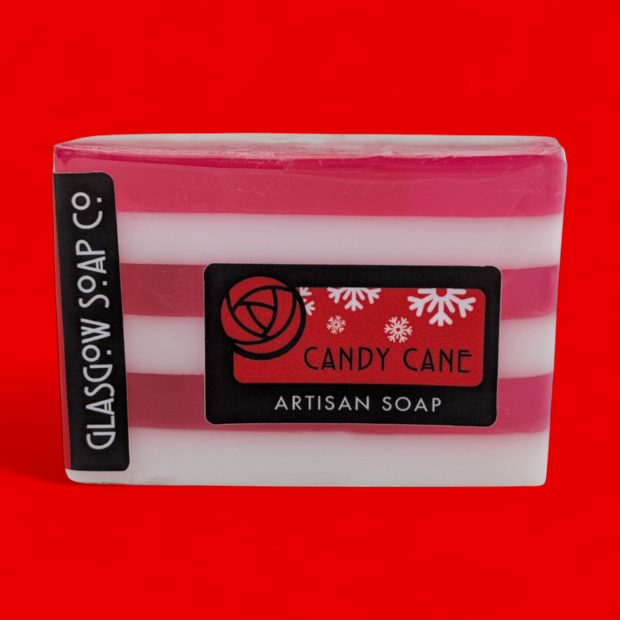 Candy Cane Handmade Soap