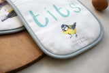 Sarah Edmonds Tits Bird Oven Glove – illustrated design