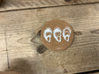 Cork Coaster - Oyster, oyster shell design