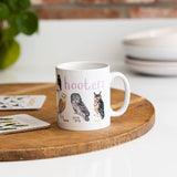 Sarah Edmonds Hooters Bird Mug – illustrated design