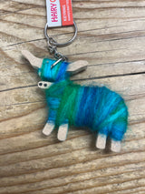 Hairy Coo Keyring