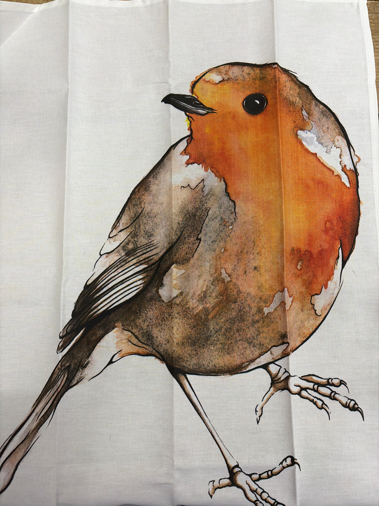 Clare Baird Robin Teatowel