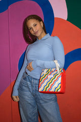 Lunch Bag | Rainbow Waves