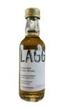 A 5cl miniature bottle of LAGG Single Malt Corriecravie Edition presents a rich experience with Sherry and Cask finishes, featuring a strong 55% ABV, Non Chill Filtered, and Natural Colour. This Scottish creation is truly suited for the connoisseur's palate.