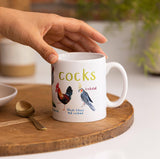 Sarah Edmonds Cocks Bird Mug – illustrated design
