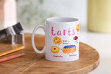 Sarah Edmonds Tarts Ceramic Mug – illustrated design