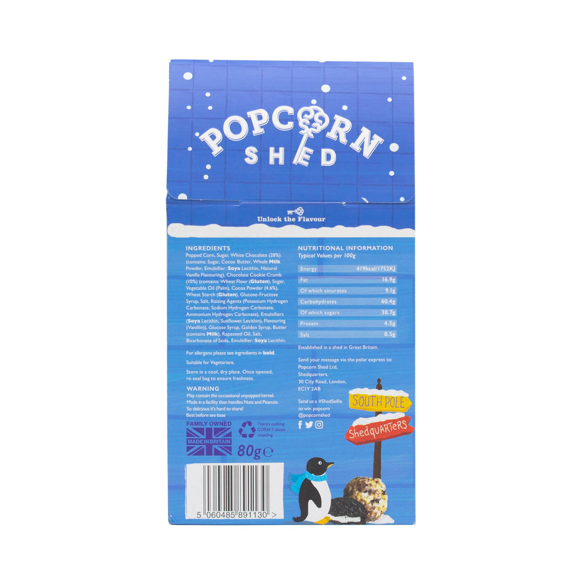 Cookies & Cream Gourmet Popcorn Snack Box