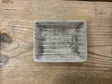 East of India hand-painted decorative dish with stripes