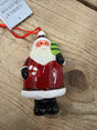 Ceramic Santa with Tree Decoration