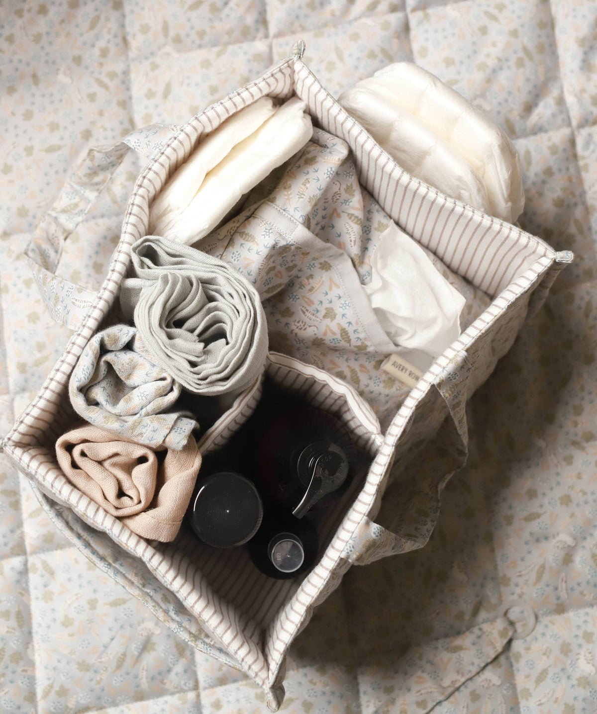 Avery Row Nature Trail Organic Muslins – Set of 3 – Avery Row baby gift at Mooch Arran