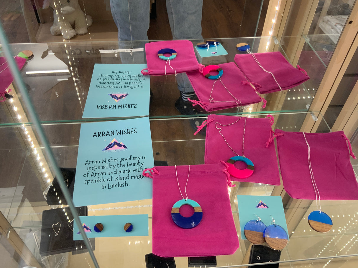 Sterling Silver Beach Necklace - Arran Wishes