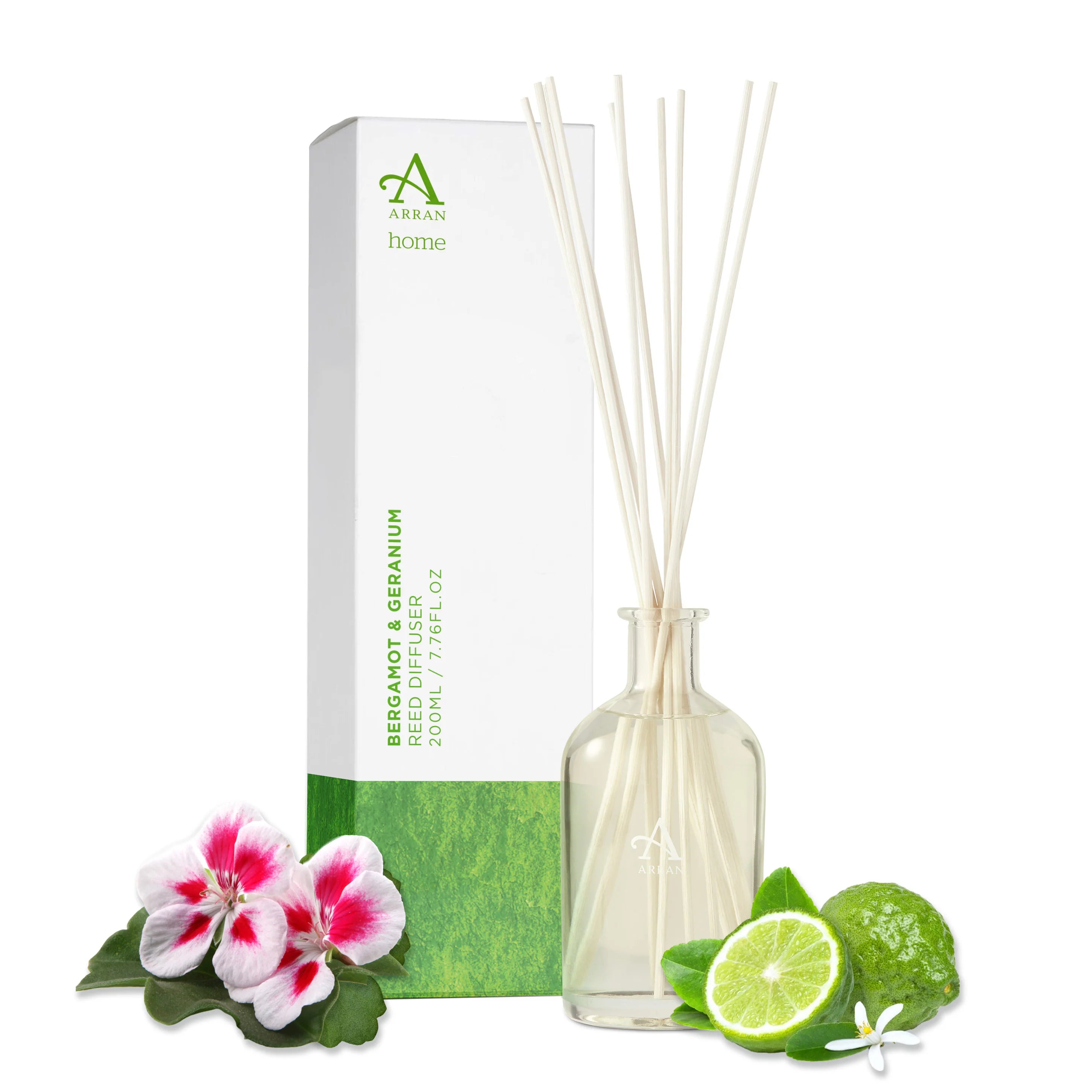 Bergamot & Geranium Reed Diffuser – The Arran Gift Box
