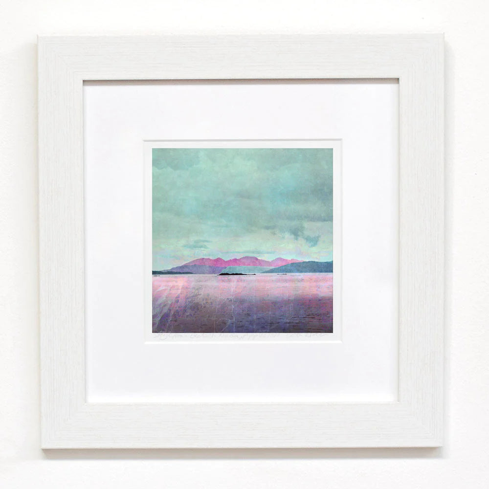 Arran Over Sound of Bute Giclee Print