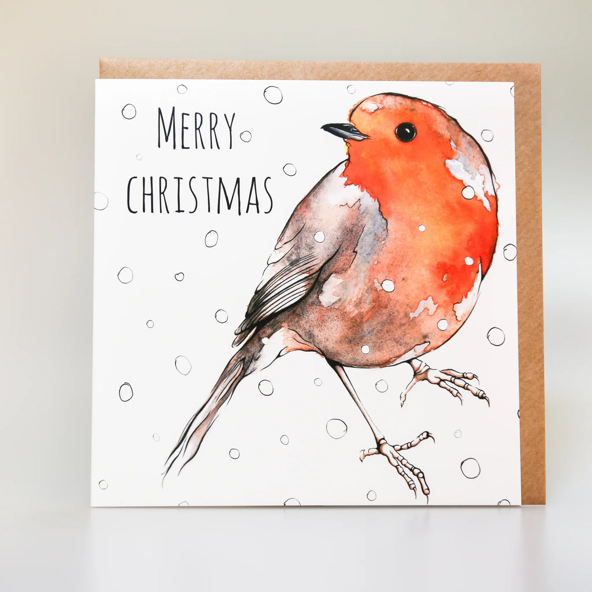 Robin Merry Christmas Card