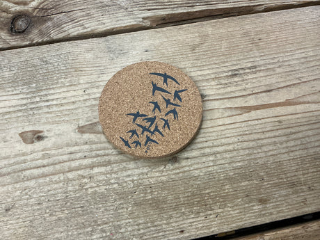 Cork Coaster - Swallow
