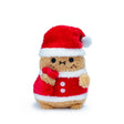 The Noodoll Ricespud Santa is an adorable, fluffy plush dressed in a red Santa hat and coat with white trim, clutching a tiny red sack—perfect for spreading holiday cheer. Standing out against a clean white background, this festive plush makes an ideal Christmas stocking stuffer and is sure to delight kids and adults alike in any collection.