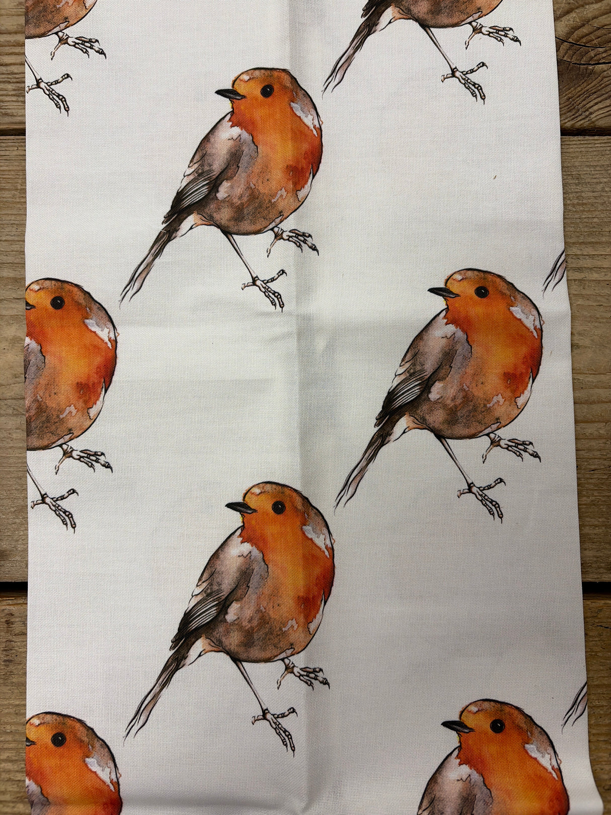 Clare Baird Robin Teatowel