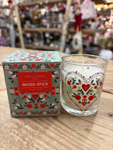 Gisela Graham Mixed Spice Scented candle - small