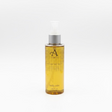 A clear plastic spray bottle containing yellow liquid, labeled “After the Rain Body Mist 100ml – ARRAN Sense of Scotland,” is shown standing upright on a white background.