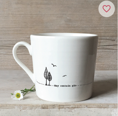 East of India May Contain Gin wobbly mug