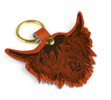 Clare Baird Highland Cow Keyring