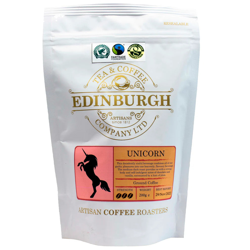 Unicorn Coffee Blend 200 g | Edinburgh Tea & Coffee Company