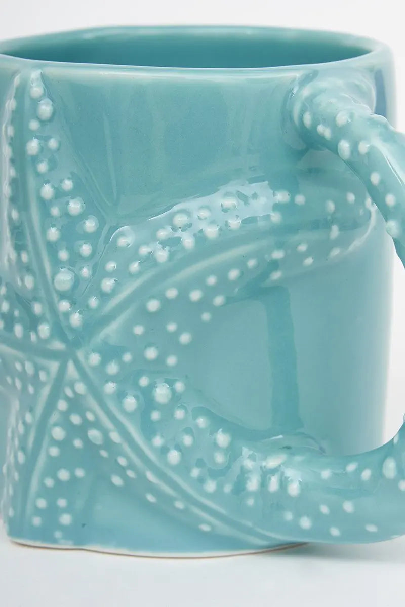 Starfish Embossed Mug, view 2