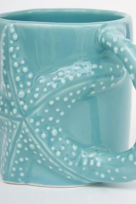 Starfish Embossed Mug, view 2