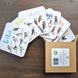 Sarah Edmonds Set of 6 Bird Pun Coasters – illustrated design