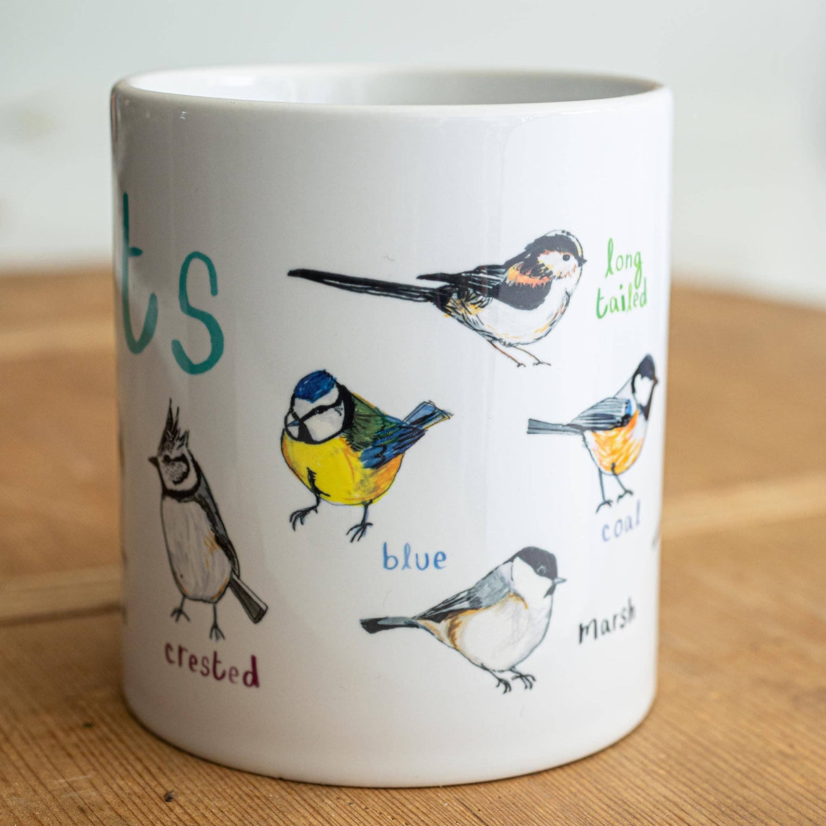 Sarah Edmonds Tits Bird Mug – illustrated design