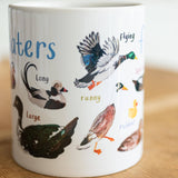 Sarah Edmonds Floaters Bird Mug – illustrated design