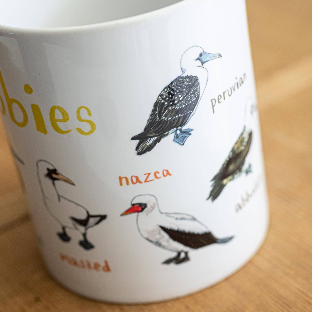 Sarah Edmonds Boobies Bird Mug – illustrated design
