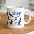 Sarah Edmonds Shags Bird Mug – illustrated design
