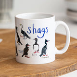 Sarah Edmonds Shags Bird Mug – illustrated design