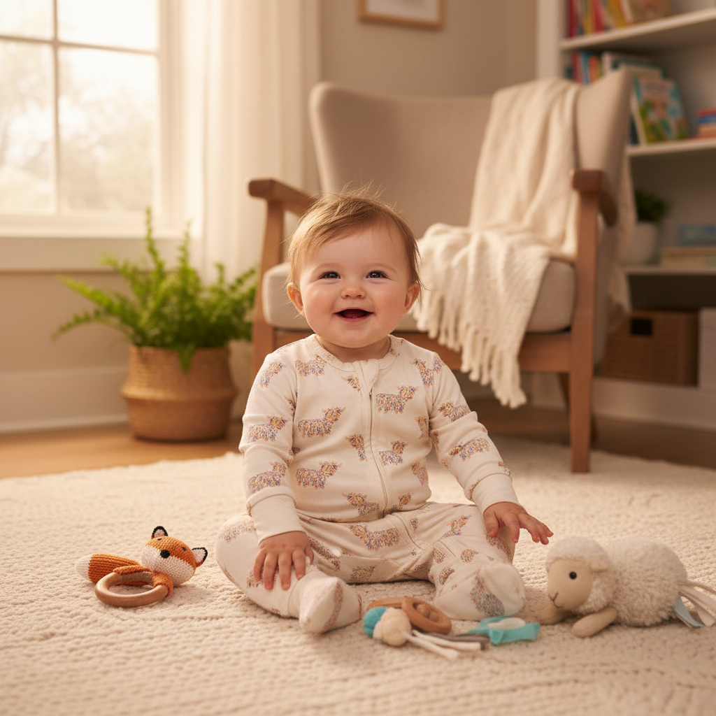 Baby Coo Highland Cow Sleepsuit