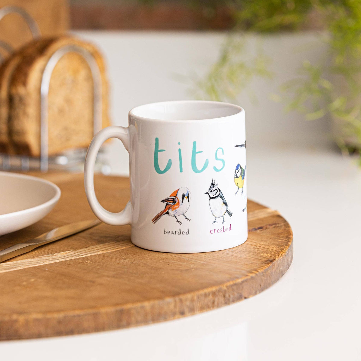 Sarah Edmonds Tits Bird Mug – illustrated design
