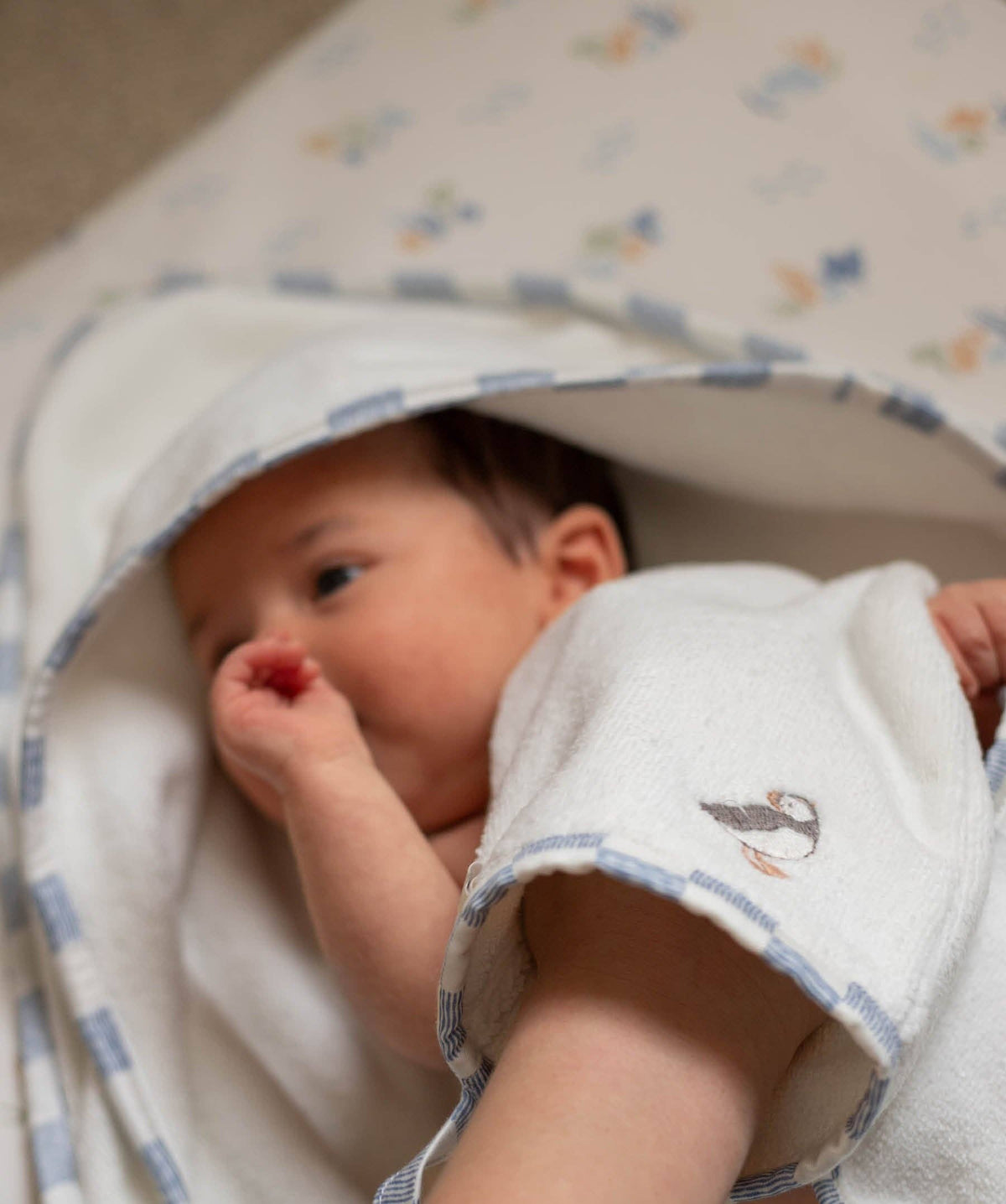 Avery Row Coastline Hooded Baby Towel – Avery Row baby gift at Mooch Arran