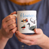 Sarah Edmonds Floaters Bird Mug – illustrated design