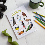 Sarah Edmonds Cheeky Birds Recycled Notebook - A5 – illustrated design