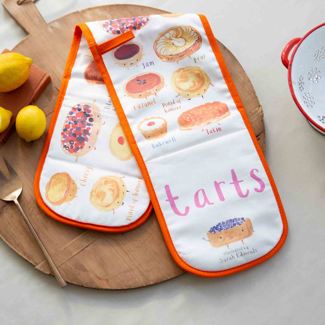 Sarah Edmonds Tarts Oven Glove – illustrated design