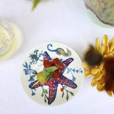 Reef starfish bone china nibbles dish by Cream Cornwall – product image 4