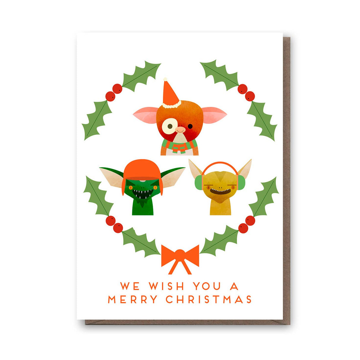 Gremlins Christmas Card