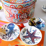 Reef starfish bone china nibbles dish by Cream Cornwall – product image 7