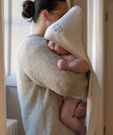 Avery Row Wildflower Garden Hooded Baby Towel – Avery Row baby gift at Mooch Arran