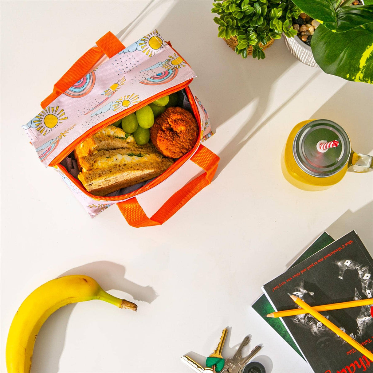 Tiny Dining Insulated Lunch Bag - Rainbow