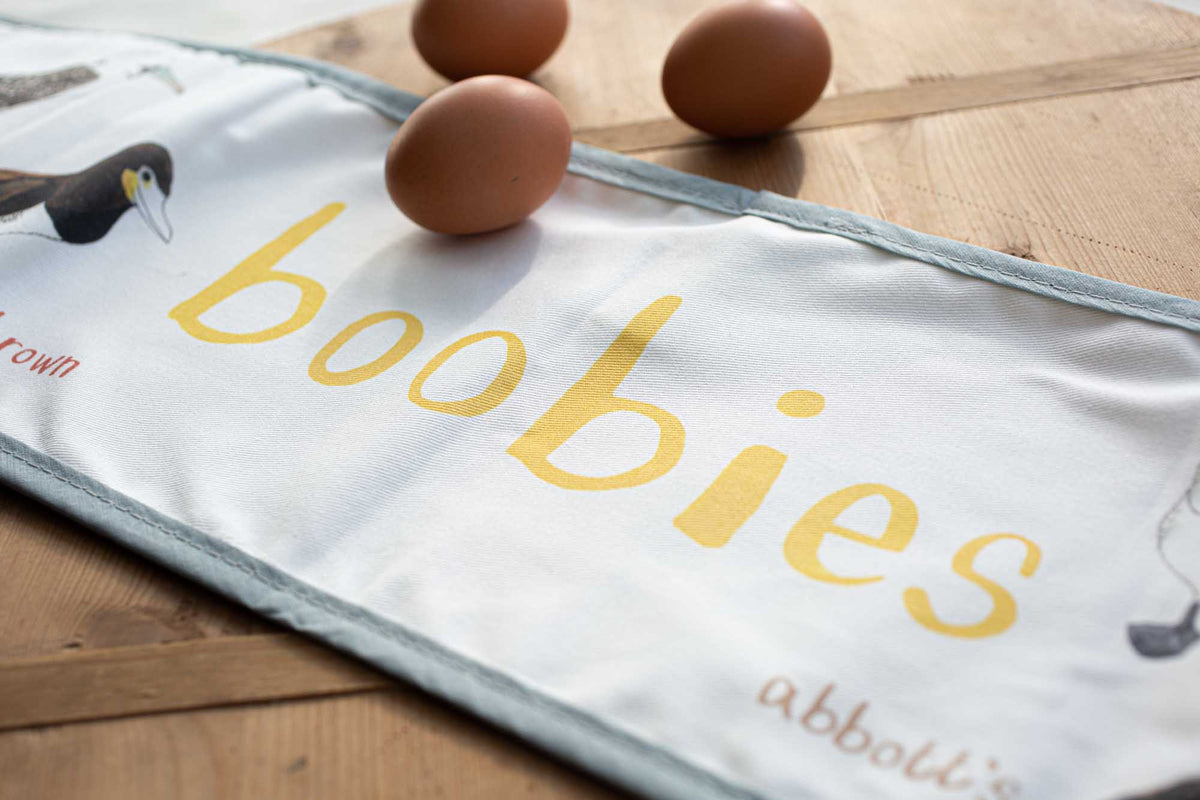 Sarah Edmonds Boobies Bird Oven Glove – illustrated design